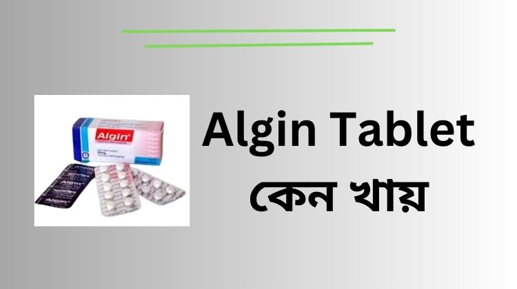 Algin Tablet কেন খায়